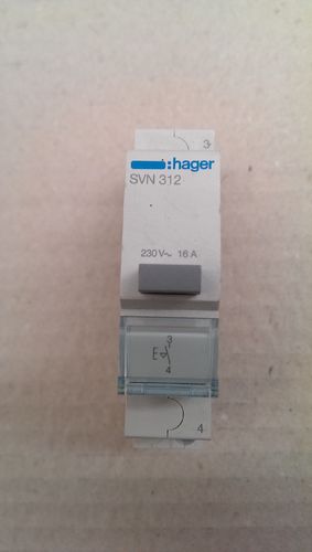 Hager Druckschalter SVN312 IP20 Reiheneinbau Druckschalter 